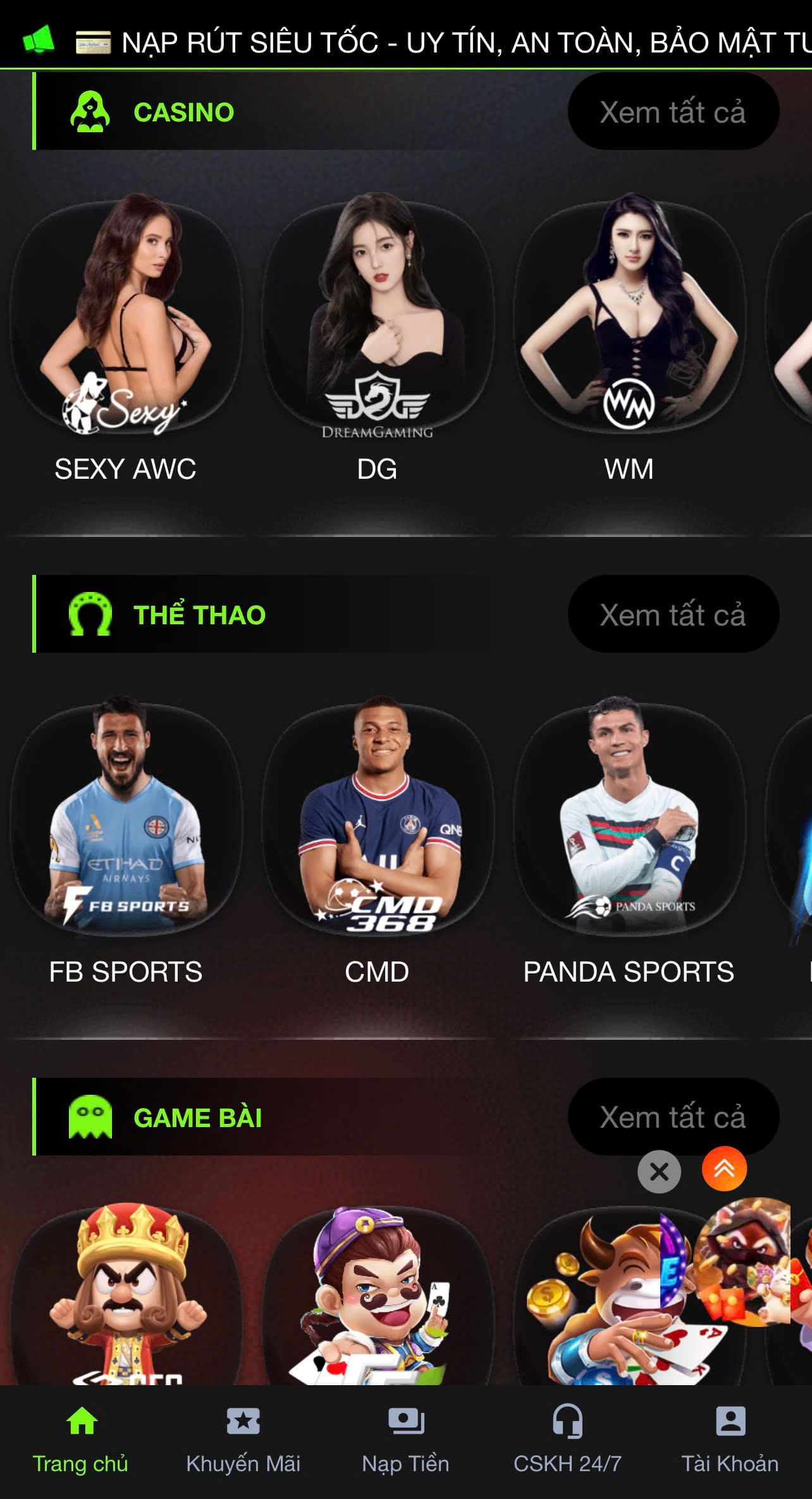 App Nhà cái pe78903